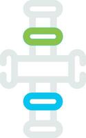Pipeline Creative Icon Design vector
