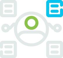 User Predictions Creative Icon Design vector