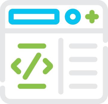 programación creativo icono diseño vector