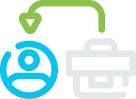 B2C Creative Icon Design vector