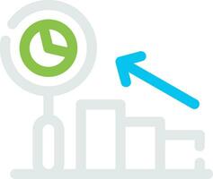 Predictive Analytics Creative Icon Design vector