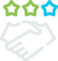 Game Handshake Creative Icon Design vector