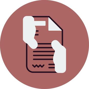 icono de vector de documento