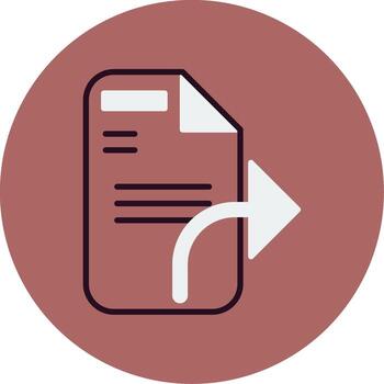 Send File Vector Icon