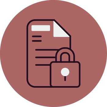 Secure Folder Vector Icon
