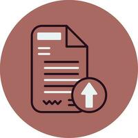 Upload File Vector Icon