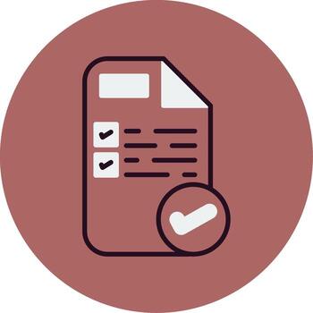 icono de vector de documento