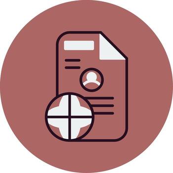 icono de vector de documento