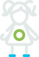 Doll Creative Icon Design vector