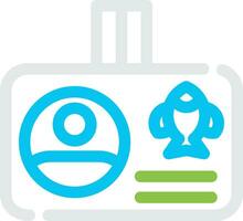 Fishing License Creative Icon Design vector
