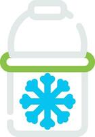 Frozen Bait Creative Icon Design vector