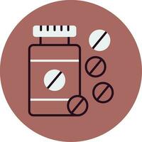 Aspirin Vector Icon