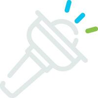 Flashlight Creative Icon Design vector