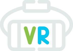 VR Glasses Creative Icon Design vector