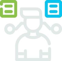 User Predictions Creative Icon Design vector