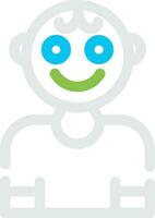 Baby Boy Creative Icon Design vector