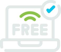 Free Wifi Creative Icon Design vector