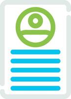 Resume Creative Icon Design vector