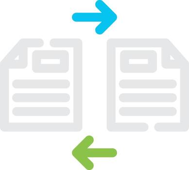 Files Exchange Creative Icon Design vector