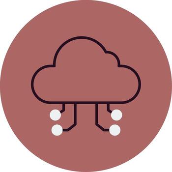 Cloud Computing Vector Icon