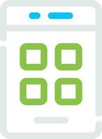 Grid Creative Icon Design vector