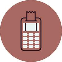 Pos Terminal Vector Icon