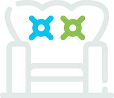 Armchair Creative Icon Design vector