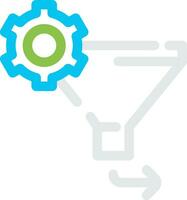 Conversion Rate Creative Icon Design vector
