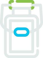Milk Jar Creative Icon Design vector