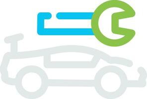 diseño de icono creativo de servicio de coche vector