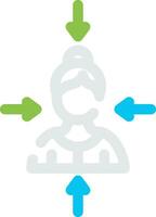 User Centered Design Creative Icon Design vector