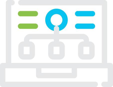 Front End Development Creative Icon Design vector