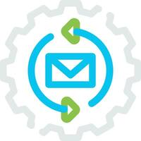Marketing Automation Creative Icon Design vector