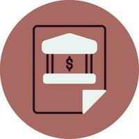 Bank Statement Vector Icon