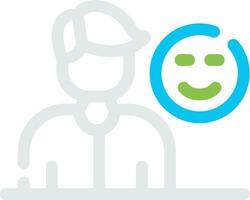 Customer Satisfaction Creative Icon Design vector