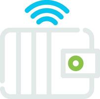 Smart Wallet Creative Icon Design vector