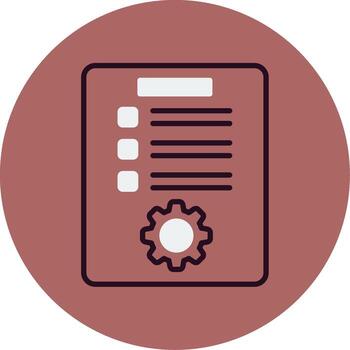 icono de vector de documento