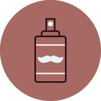 Beard Oil Vector Icon