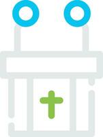 Pulpit Creative Icon Design vector