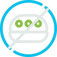 No Food Creative Icon Design vector