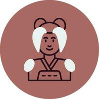 icono de vector de mujer