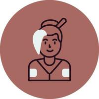 icono de vector de mujer