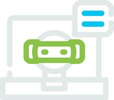 Chatbot Creative Icon Design vector