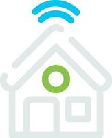 Smart Home Creative Icon Design vector