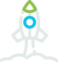 Spaceship Creative Icon Design vector