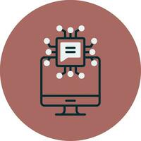 Artificial Intelligence Vector Icon