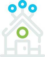 Home Network Creative Icon Design vector