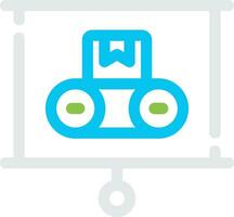 Machine Learning Creative Icon Design vector