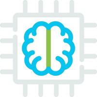 Super Brain Creative Icon Design vector