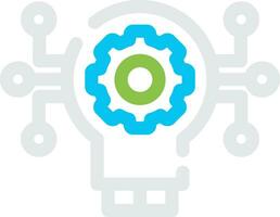 Technology Disruption Creative Icon Design vector